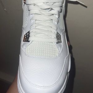 New Jordan Pure Money 4s white/silver 2017